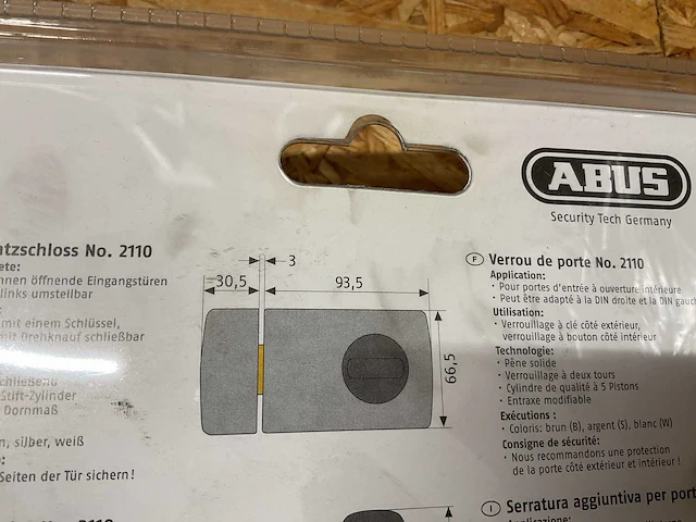 3 deurketting; deur bijzetslot - afbeelding 7 van  8