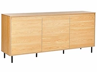 3-deurs dressoir met licht houteffect - afbeelding 2 van  8