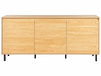 3-deurs dressoir met licht houteffect - afbeelding 4 van  8