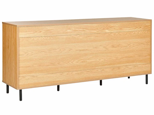 3-deurs dressoir met licht houteffect - afbeelding 6 van  8