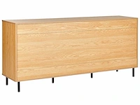 3-deurs dressoir met licht houteffect - afbeelding 6 van  8
