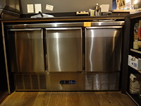 3-deurs inox koelkast topcold - afbeelding 1 van  4