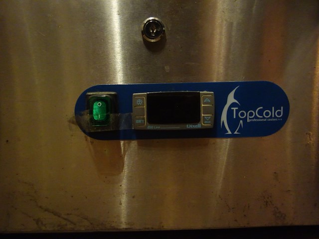 3-deurs inox koelkast topcold - afbeelding 3 van  4