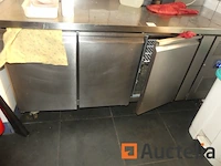 3-deurs rvs koelkast + geïntegreerde koelunit polar refrigeration - afbeelding 2 van  9