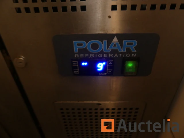 3-deurs rvs koelkast + geïntegreerde koelunit polar refrigeration - afbeelding 5 van  9