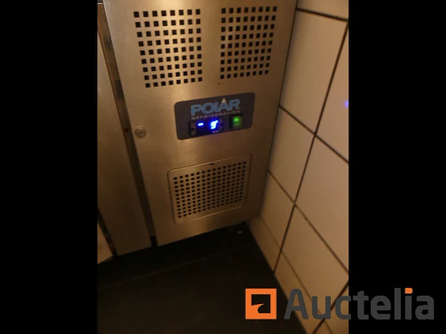 3-deurs rvs koelkast + geïntegreerde koelunit polar refrigeration - afbeelding 8 van  9
