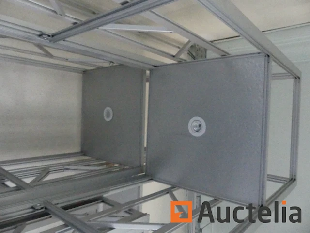 3 displays met verlichtingsarmatuur - afbeelding 4 van  6