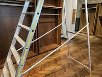 3 diverse alu vouwladders haca leitern, erst - afbeelding 14 van  15