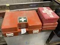 3 diverse ehbo-koffers