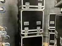 3 diverse flightcases, waaronder 2 verrijdbaar - afbeelding 3 van  3