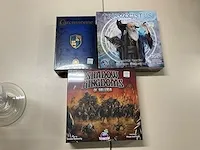 3 diverse gezelschapspellen carcassonne, trismegistus
