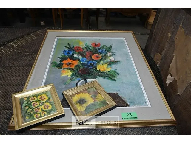 3 diverse kunstwerken - afbeelding 1 van  2