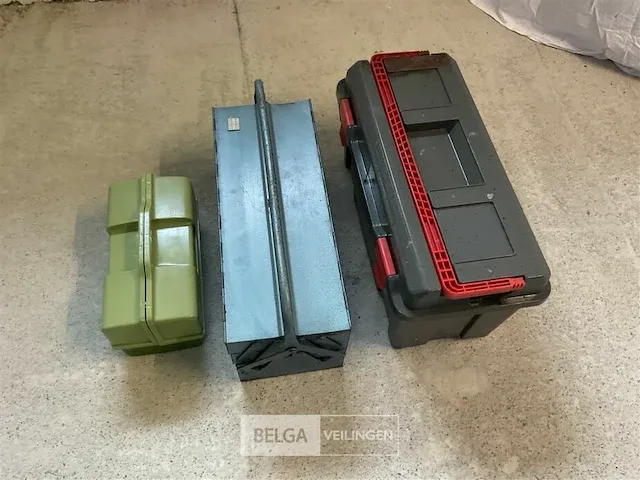 3 diverse materiaalkoffers - afbeelding 1 van  5