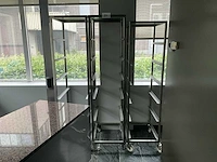 3 diverse rvs regaalwagens - afbeelding 1 van  4