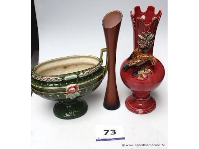 3 diverse vazen - afbeelding 1 van  3