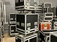 3 diverse verrijdbare flightcases, afm plm 68 x 59 x 82/85cm - afbeelding 5 van  5