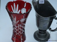 3 diverse wo vaas, theepot en kelk - afbeelding 2 van  3