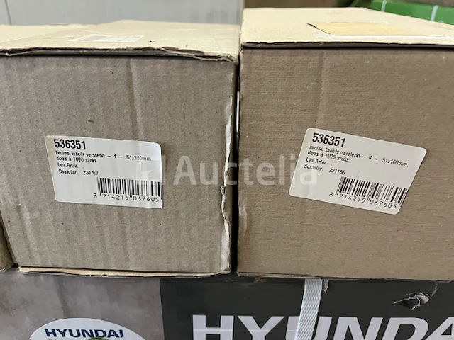 3 dozen a 1000 stuks kartonnen labels - afbeelding 1 van  3