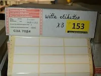3 dozen computerlabels c3a 7024 - 69,85x23,4 3x 18000stuks - afbeelding 1 van  2