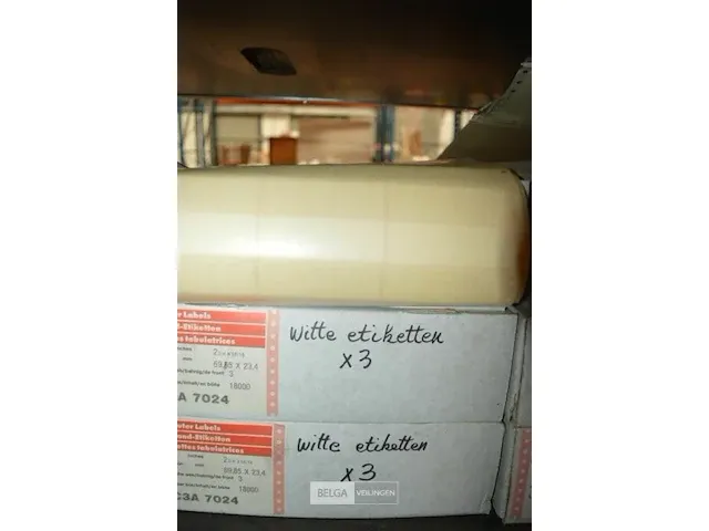 3 dozen computerlabels c3a 7024 - 69,85x23,4 3x 18000stuks - afbeelding 2 van  2