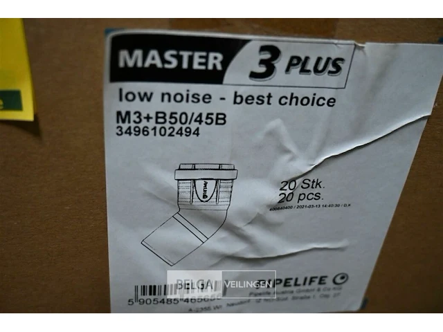 3 dozen van 20 st bochten m3-b50/87b - afbeelding 3 van  3