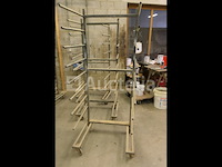 3 droogwagens op wielen voor spuitcabine - afbeelding 3 van  4