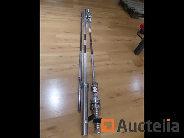 3 dumbbell bars (tentoonstelling model) panatta - afbeelding 1 van  4