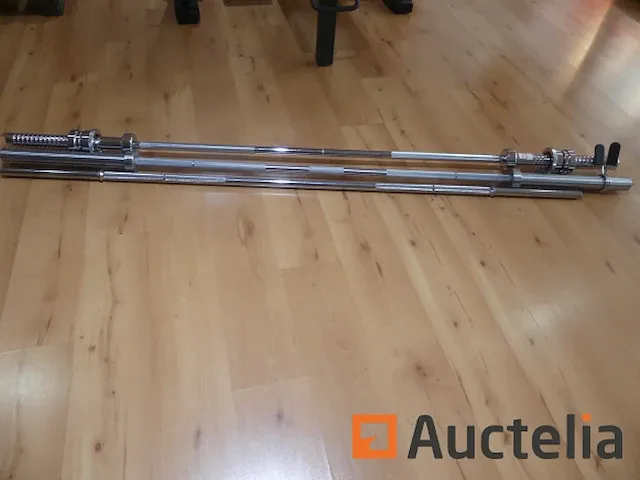 3 dumbbell bars (tentoonstelling model) panatta - afbeelding 2 van  4