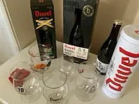 3 duvelflessen met glazen - afbeelding 1 van  2