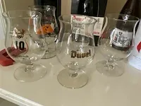 3 duvelflessen met glazen - afbeelding 2 van  2