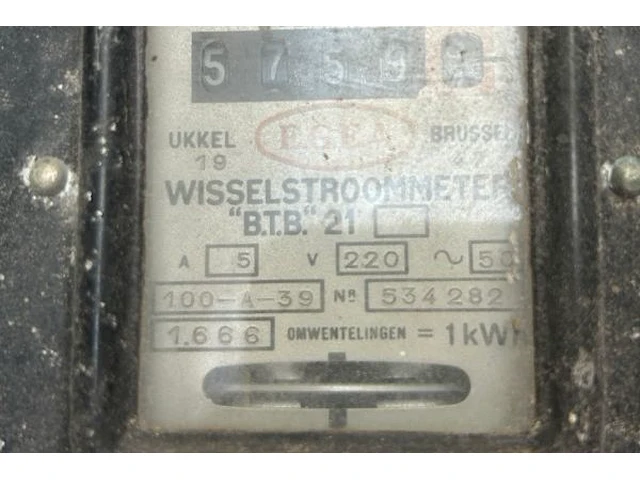 3 electriciteitsmeters - afbeelding 4 van  4
