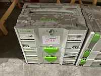 3 festool systainer opbergdoos - afbeelding 1 van  3