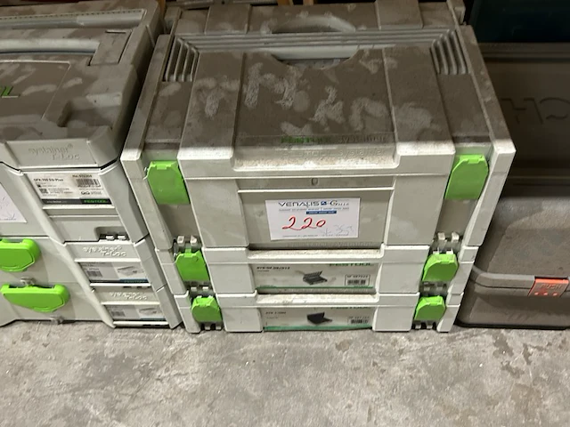 3 festool systainer opbergdoos - afbeelding 1 van  3