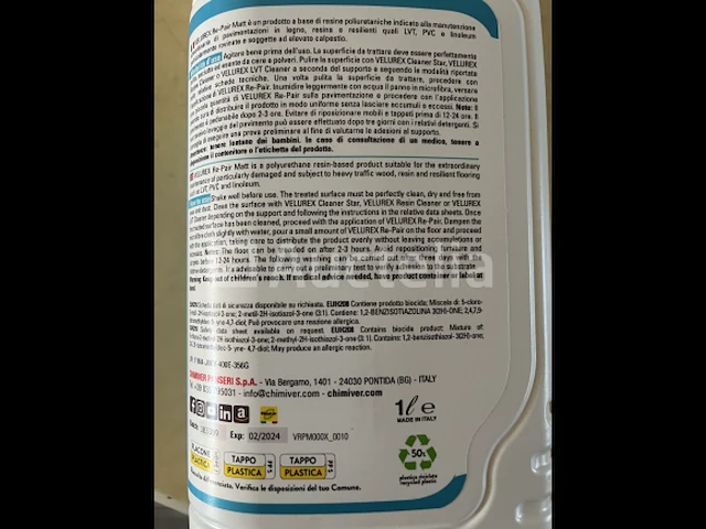 3 flessen a 1 liter velurex repair matt by chimiver - afbeelding 2 van  4