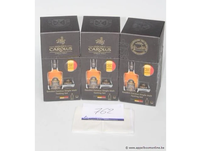 3 flessen à 20ml whisky caralus 46% - afbeelding 1 van  2