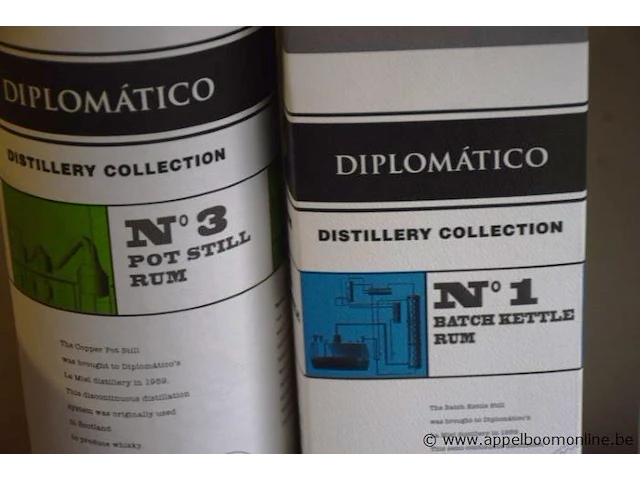 3 flessen à 50cl diverse rum diplomatico 40% - afbeelding 2 van  2