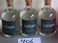 3 flessen à 50cl gin amato 41,7%