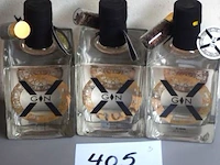 3 flessen à 50cl gin x-gin 44%