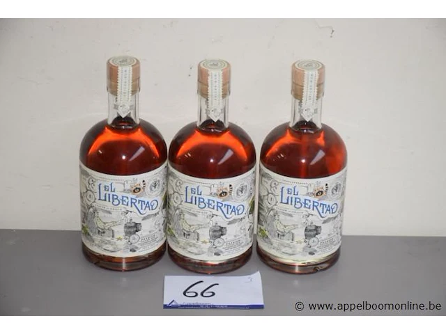 3 flessen à 50cl rum el libertad 40% - afbeelding 1 van  2