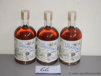 3 flessen à 50cl rum el libertad 40%