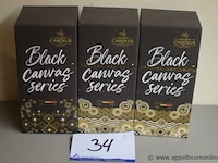 3 flessen à 50cl whiskey carolus black canvas series 40%