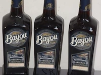 3 flessen à 70cl rum bayou 40% - afbeelding 1 van  2