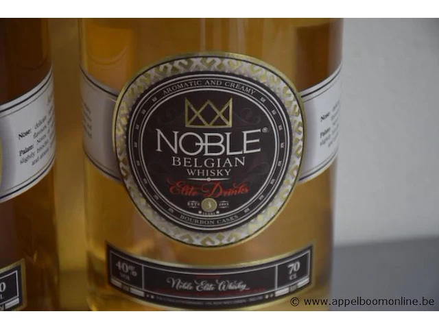 3 flessen à 70cl whiskey noble elite drinks 40% - afbeelding 2 van  2