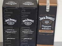 3 flessen à 70cl whisky jack daniels 50% - afbeelding 1 van  3