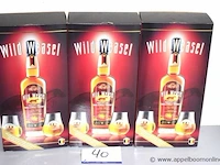 3 flessen à 70cl whisky wild weasel single cask 46% - afbeelding 1 van  2