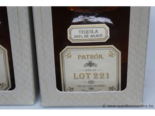 3 flessen à 75cl tequilla patron - afbeelding 2 van  2