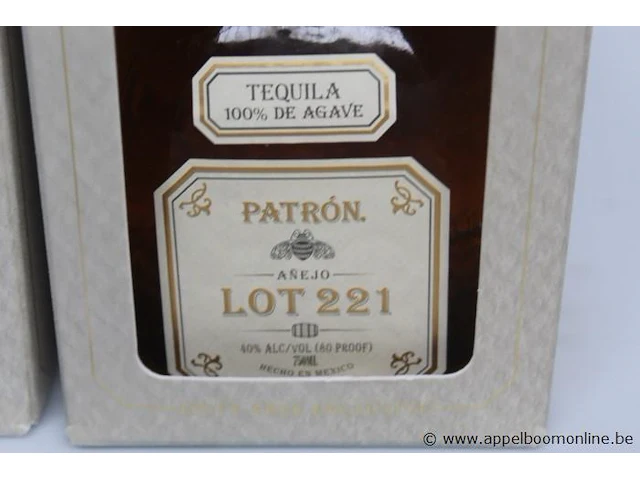 3 flessen à 75cl tequilla patron - afbeelding 2 van  2