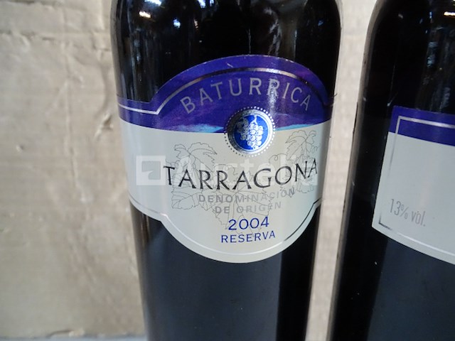 3 flessen baturrica taragona reserva 2004 - afbeelding 2 van  5