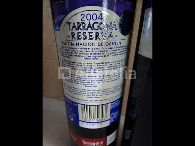 3 flessen baturrica taragona reserva 2004 - afbeelding 3 van  5