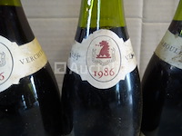 3 flessen beaune 1er cru clos des aigros 1986 - afbeelding 5 van  6